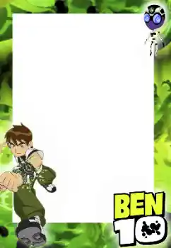 Innskriften på rammen: Ben 10