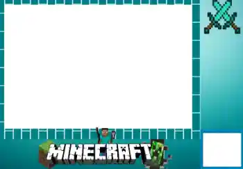 Innskriften på rammen: Minecraft