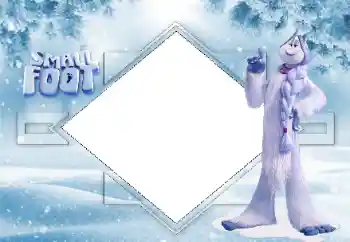 Innskriften på rammen: Smail Foot