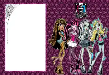 Innskriften på rammen: Monster High