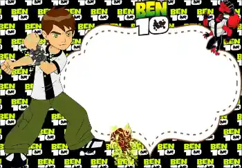 Innskriften på rammen: Ben 10