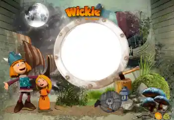 Innskriften på rammen: Wickie de Viking