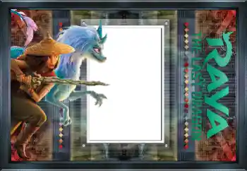 Innskriften på rammen: Raya and the last dragon Innskriften på rammen: Raya and the last dragon