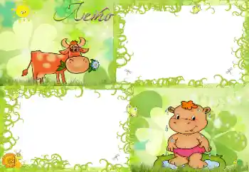 Innskriften på rammen: Sommer Innskriften på rammen: Sommer