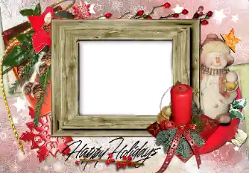 Fotoeffekt fra kategori Barnas ferie № 89470. Innskriften på rammen: Happy Holidays Fotoeffekt fra kategori Barnas ferie № 89470. Innskriften på rammen: Happy Holidays