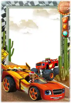 Innskriften på rammen: Desert pitstop