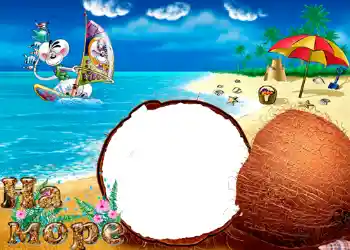 Innskriften på rammen: Til sjøs Innskriften på rammen: Til sjøs