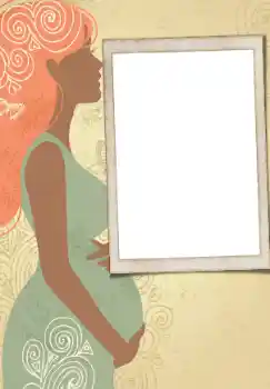 Fotoeffekt fra kategori Første år № 163508. Innskriften på rammen: Ждем тебя... 