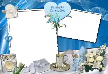 Fotoeffekt fra kategori Første år № 170440. Innskriften på rammen: Dåpen