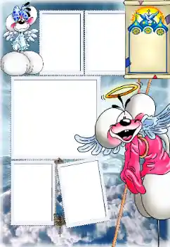 Innskriften på rammen: Dåpen