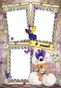 Fotoeffekt fra kategori Første år № 56524. Innskriften på rammen: I stand