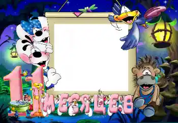 Fotoeffekt fra kategori Første år № 69860. Innskriften på rammen: 11 måneders