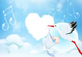 Fotoeffekt fra kategori Første år № 94654. Innskriften på rammen: I was born!