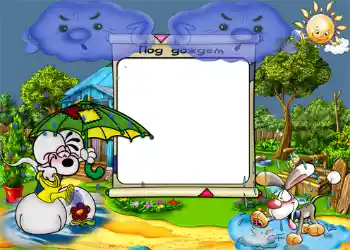 Innskriften på rammen: Под дождем. Innskriften på rammen: Под дождем.