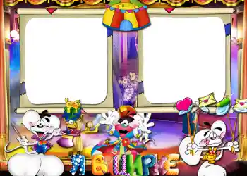 Innskriften på rammen: Sirkus Innskriften på rammen: Sirkus