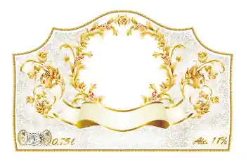 Fotoeffekt fra kategori Etiketter № 130356. Innskriften på rammen: Champagne Fotoeffekt fra kategori Etiketter № 130356. Innskriften på rammen: Champagne