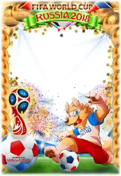 Fotoeffekt fra kategori Ulike № 138585. Innskriften på rammen: FIFA WORLD CUP 2018 Fotoeffekt fra kategori Ulike № 138585. Innskriften på rammen: FIFA WORLD CUP 2018