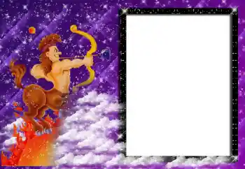 Innskriften på rammen: Skytten