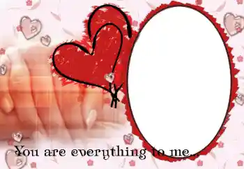 Fotoeffekt fra kategori Rammer for elskere № 64119. Innskriften på rammen: You are everything to me... Fotoeffekt fra kategori Rammer for elskere № 64119. Innskriften på rammen: You are everything to me...