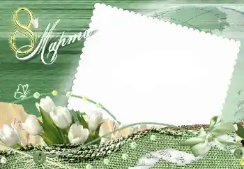 Innskriften på rammen: 8 mars