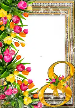 Fotoeffekt fra kategori Postkort for 8. mars № 4674