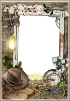 Fotoeffekt fra kategori Bursdagskort № 124548. Innskriften på rammen: Gratulerer Med Bursdagen! Fotoeffekt fra kategori Bursdagskort № 124548. Innskriften på rammen: Gratulerer Med Bursdagen!
