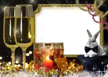 Fotoeffekt fra kategori Postkort for nyttår № 634