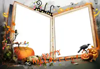 Fotoeffekt fra kategori Ulike helligdager № 124304. Innskriften på rammen: Happy Halloween Fotoeffekt fra kategori Ulike helligdager № 124304. Innskriften på rammen: Happy Halloween