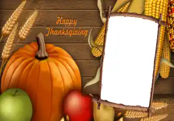 Fotoeffekt fra kategori Ulike helligdager № 128389. Innskriften på rammen: God Thanksgiving