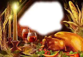 Fotoeffekt fra kategori Ulike helligdager № 128391. Innskriften på rammen: God Thanksgiving