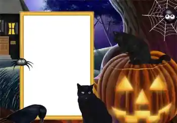 Fotoeffekt fra kategori Ulike helligdager № 128555. Innskriften på rammen: Happy Halloween Fotoeffekt fra kategori Ulike helligdager № 128555. Innskriften på rammen: Happy Halloween