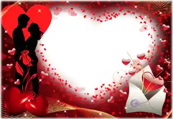 Innskriften på rammen: Kiss Day