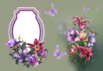 Innskriften på rammen: Gratulerer!