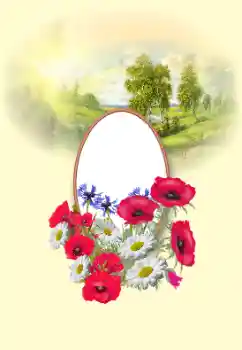 Innskriften på rammen: Gratulerer!