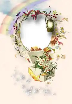 Innskriften på rammen: Gratulerer!