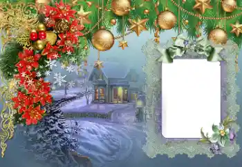 Fotoeffekt fra kategori Julekort № 178104