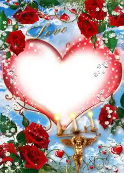 Fotoeffekt fra kategori Postkort for Valentinsdag № 676