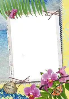 Innskriften på rammen: Море, лагуна...