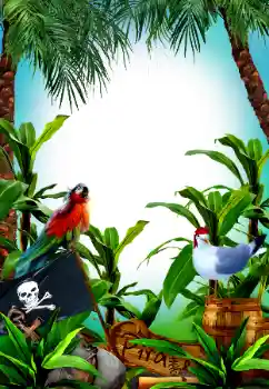 Innskriften på rammen: Pirate