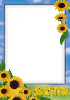 Innskriften på rammen: Sommer